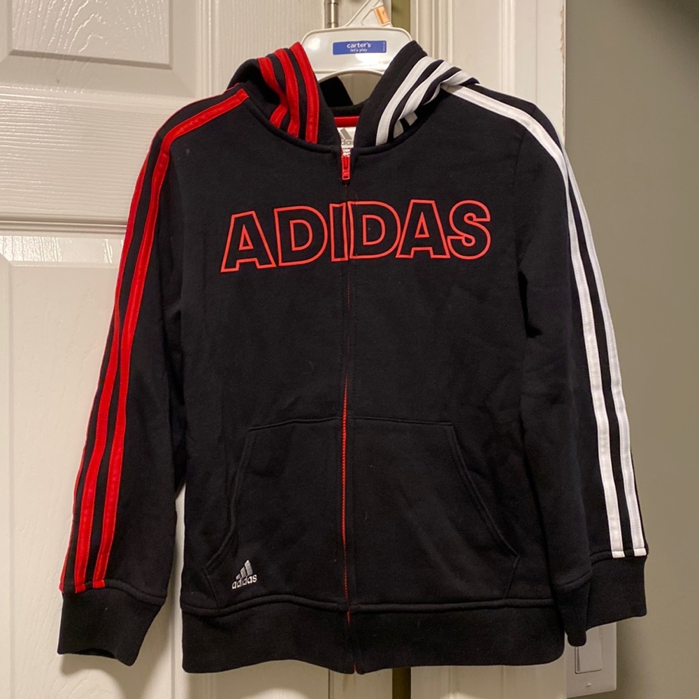 Adidas Zip-up Hooded Sweatshirt